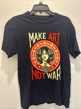 Make Art Not War Graphic T-Shirt